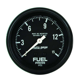 GAUGE, FUEL PRESSURE, 2 5/8