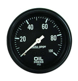 GAUGE, OIL PRESSURE, 2 5/8