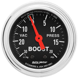Traditional incandescent lighting illuminates around the perimeter of the dial