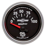 GAUGE, OIL PRESSURE, 2 1/16