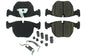 Posi-Quiet Ceramic Brake Pads with Shims and Har