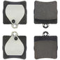 Posi-Quiet Ceramic Brake Pads with Shims and Har