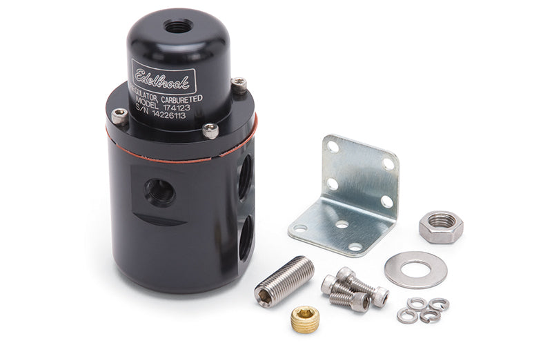 Edelbrock Carbureted Non-Bypass Style Fuel Pressure Regulator, 160 GPH