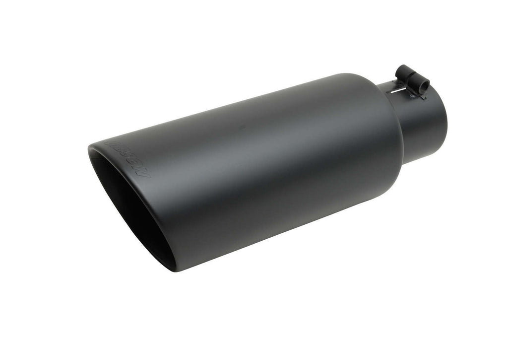 Black Ceramic Double Walled Angle Exhaust Tip