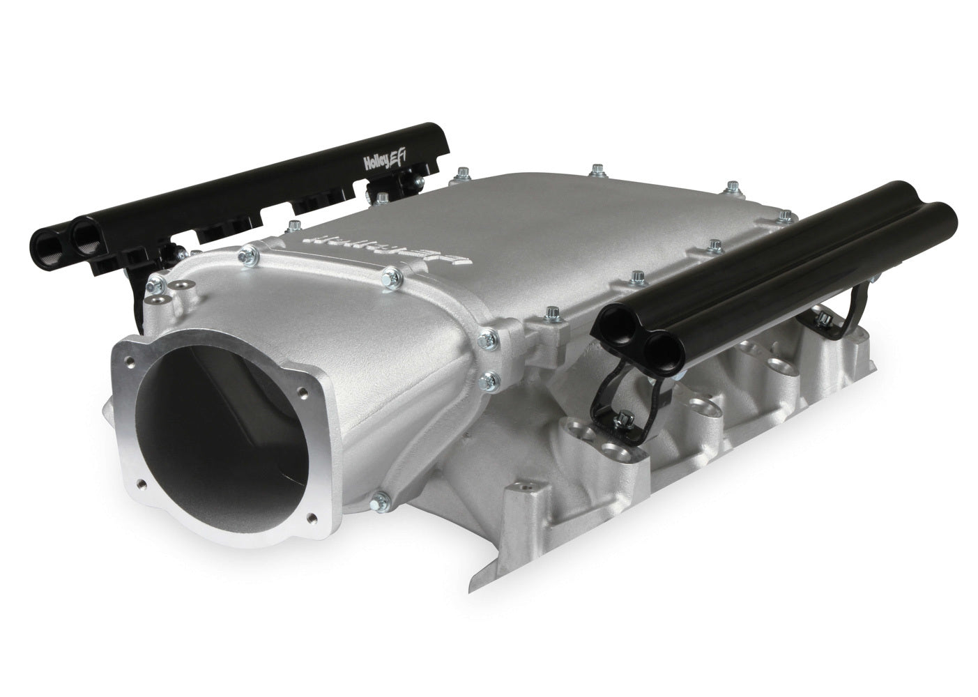 Holley Ultra Lo-Ram Manifold Kit Dual Injector- Satin - GM LS3/L92