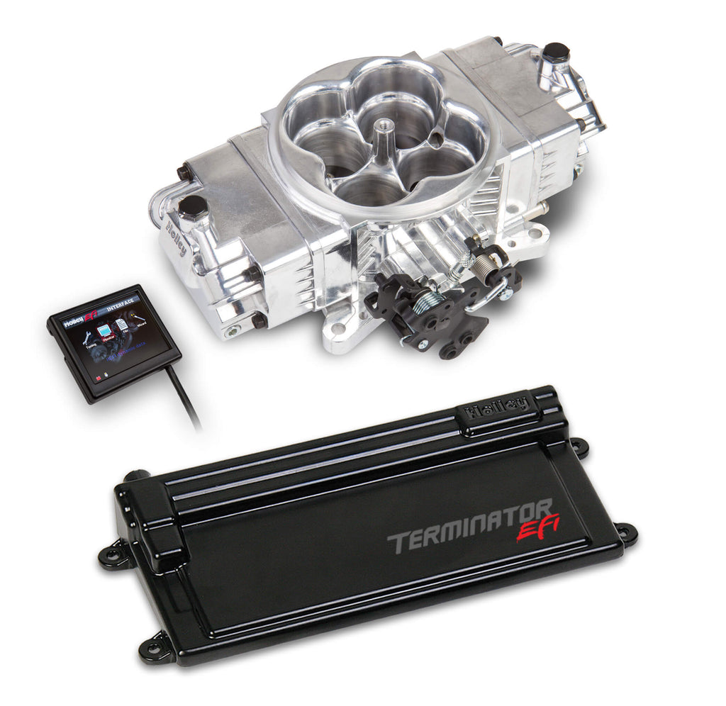 Terminator™ EFI 4bbl Throttle Body w/GM Trans Control Fuel Injection Stealth