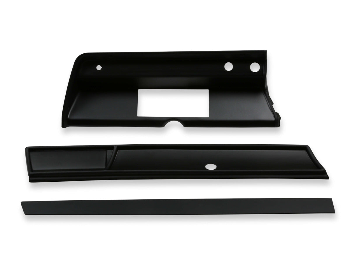 1966 Chevrolet Chevelle - Holley 6.86" Dash Panel - Black