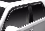 Low Profile Ventvisor Deflector; Smoke; Outside Mount; 4 pc.