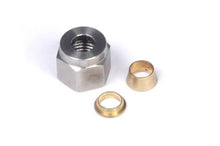 Load image into Gallery viewer, Haltech 1/4" Nut and Brass Ferrule Only