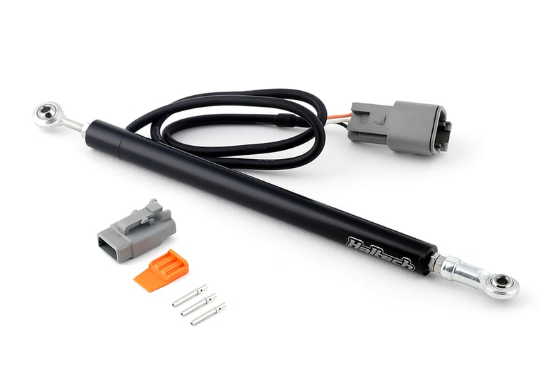 Haltech Linear Position Sensor - 1/2" - 100mm Travel Length: Between Mounting Holes (Closed) 217mm
