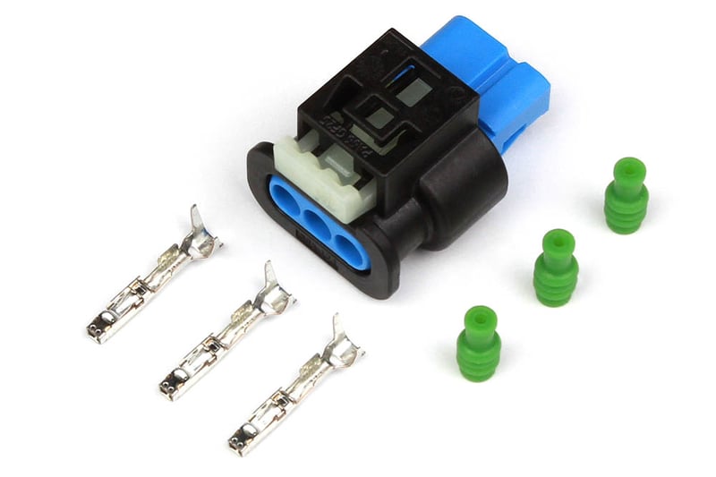 Haltech Plug and Pins Only - Ford Coyote 2nd Generation Ignition Coil Plugs - 2015-2017 (Set of 8)