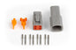 Haltech Plug and Pins Only - Matching Set Deutsch DTM-4 Connectors (7.5 Amp)