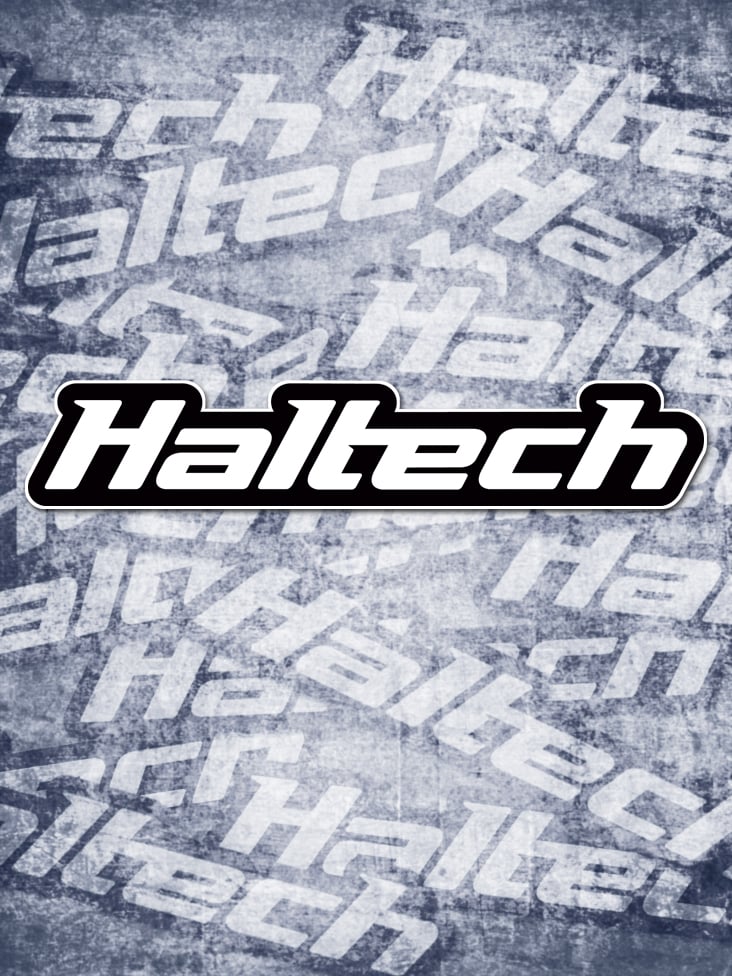 Haltech Sticker 600mm - Black & White Size: 600mm (24")