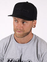 Load image into Gallery viewer, Haltech Snapback Cap - Black Size: One size fits all.