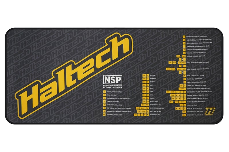 Haltech "NSP Shortcuts" Fat Mat / Desk Mat Size: 90cm/35.4in x 40cm/15.7in