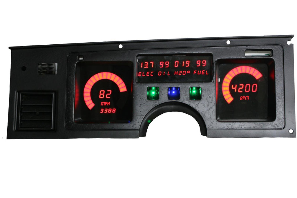 LED Digital Gauge Panel Corvette 1984-1989