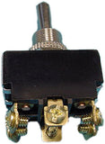 Heavy Duty Toggle Switch; On/Off/On; Double Pole/Double Throw; 20 Amp;