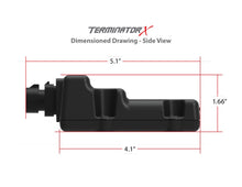 Load image into Gallery viewer, Terminator X - Dimensioned Drawing - Side View.jpg