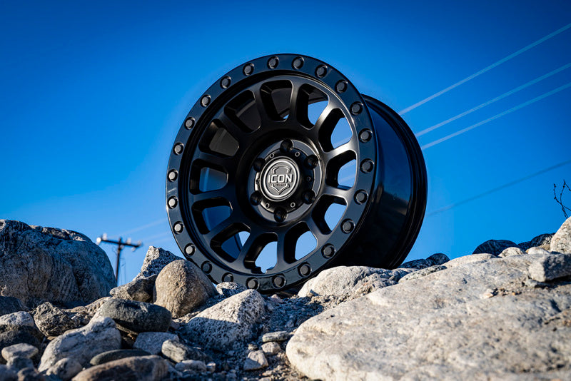 ICON Hulse 18x9 x5 -12mm Offset 4.5in BS Double Black