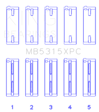 Load image into Gallery viewer, King 1992+ Mitsubishi 4G63/4G64 EVO I-IV (Size .026) Coated Performance Main Bearing Set
