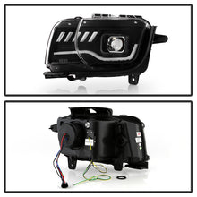 Load image into Gallery viewer, Spyder 10-13 Chevy Camaro Halogen Model Only - Black (PRO-YD-CCAM2010SI-SEQ-BK)
