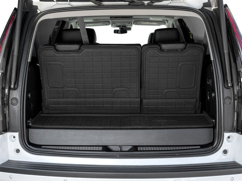 WeatherTech 18-20 Chevrolet Tahoe Behind 3rd Row Seating Seatback Cargo Liners HP - Black