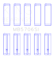 King Engine Bearings Hyundai i30 G4FC Main Bearing Set