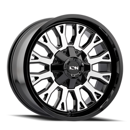ION Type 152 20x9 / 8x165.1 BP / 0mm Offset / 125.2mm Hub Black/Machined Wheel