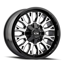 Load image into Gallery viewer, ION Type 152 20x9 / 5x127 BP / 0mm Offset / 87.1mm Hub Black/Machined Wheel