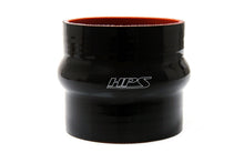 Load image into Gallery viewer, HPS 3" ID , 3" Long High Temp 4-ply Reinforced Silicone Hump Coupler Hose Black (76mm ID , 76mm Length)