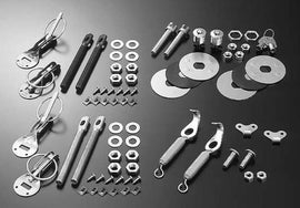 Cusco Body Pins For Hood Aluminum-Blue Universal