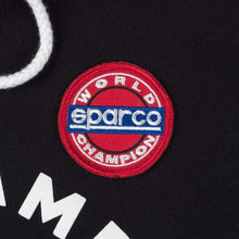 Load image into Gallery viewer, Sparco Hoodie 77 Lrg Black