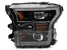 Load image into Gallery viewer, Raxiom 15-17 Ford F-150 LED Projector Headlights with LED Amber DRL- Black Housing- Clear Lens