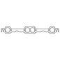 Cometic GM LT1/LT4 Gen2 Small Block V8 .043in Copper Exhaust Mani Gskt Set-1.600in x 1.500in D-Ports