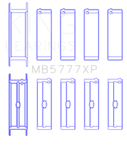 Load image into Gallery viewer, King Engine Bearings Dart LS Next Block (Size STD) Performance Main Bearing Set