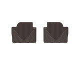 WeatherTech 2012+ BMW 3-Series (F30) Rear Rubber Mats - Cocoa