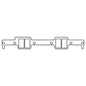 Cometic GM LT1/LT4 Gen-2 Small Block V8 .060in KF Intake Manifold Gasket Set-2.085in x 1.560in Ports