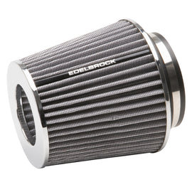 Edelbrock Pro-Flo Universal White Medium Conical Air Filter with 3/3.5/4in Inlet
