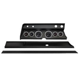 Autometer Chrono Chrome Direct Fit Dash Kit 1966 Chevy Chevelle (2 x 3-3/8in. / 4 x 2-1/16in.)