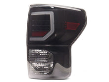Load image into Gallery viewer, Raxiom 07-13 Toyota Tundra Axial Series Dual C-Shape LED Tail Lights- Black Housing- Smoked Lens