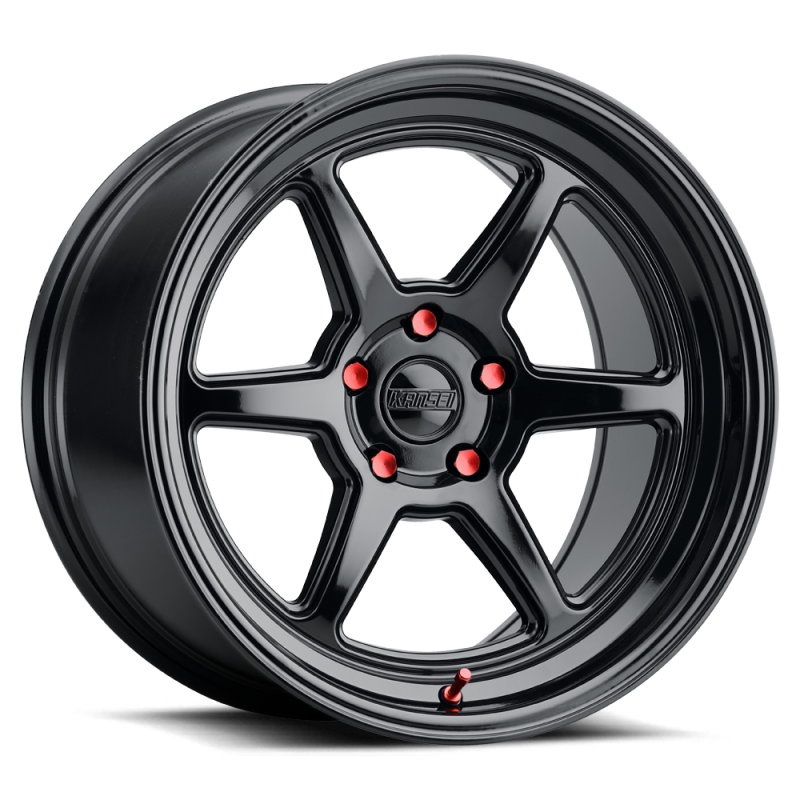 Kansei K14B Roku 18x9.5in / 5x110 BP / 22mm Offset / 73.1mm Bore - Gloss Black Wheel