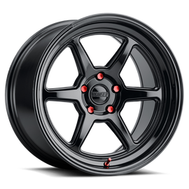 Kansei K14B Roku 18x10.5in / 5x112 BP / 12mm Offset / 66.56mm Bore - Gloss Black Wheel