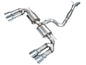 AWE 22-24 Audi 8Y S3 Touring Edition Exhaust - Chrome Silver Tips