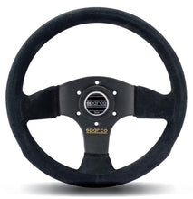 Load image into Gallery viewer, Sparco Steering Wheel 300 Suede Black
