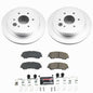 Power Stop 17-24 Nissan TITAN Rear Z23 Coated Brake Kit