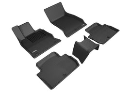 3D MAXpider 2018-2020 Kia Stinger Rwd Kagu 1st & 2nd Row Floormats - Black