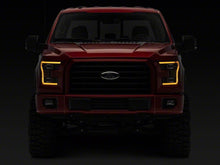Load image into Gallery viewer, Raxiom 15-17 Ford F-150 LED Projector Headlights with LED Amber DRL- Black Housing- Clear Lens