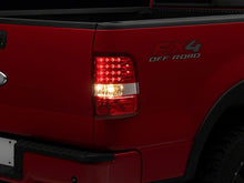 Load image into Gallery viewer, Raxiom 04-08 Ford F-150 Styleside LED Tail Lights- Chrome Housing- Red/Clear Lens