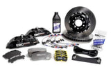 EBC Racing 89-02 Nissan Silvia (S15) 2.0L Black Apollo-6 Calipers 355mm Rotors Front Big Brake Kit