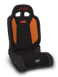 PRP EnduroDaily Reclining Suspension Seat - Black/Orange Tweed - Driver